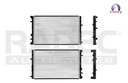 RADIADOR VW GOL 08-20/SAVEIRO 10-22 L4 1.6 LTS C/AA STD 24 4/5X16 1/3X23MM ALUM MEC POLAR