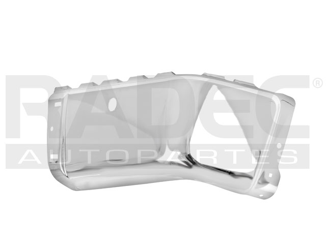 ALERON DEFENSA TRASERO CV CHEYENNE/SILVERADO/CUSTOM 07-13 CROMADO C/HOYO P/SENSOR DER