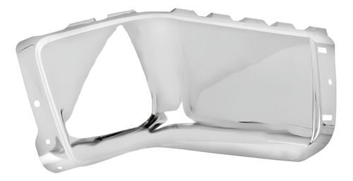 ALERON DEFENSA TRASERO CV CHEYENNE/SILVERADO/CUSTOM 07-13 CROMADO S/HOYO P/SENSOR IZQ