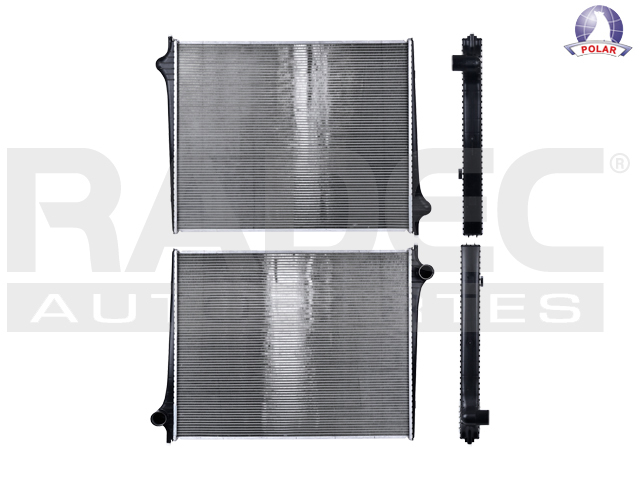 RADIADOR MC SCANIA BUS IRIZAR 02-04 400 HP 12.9 LTS C/S AA STD 33 55/64X27 3/32X48MM ALUM PLASTICO POLAR
