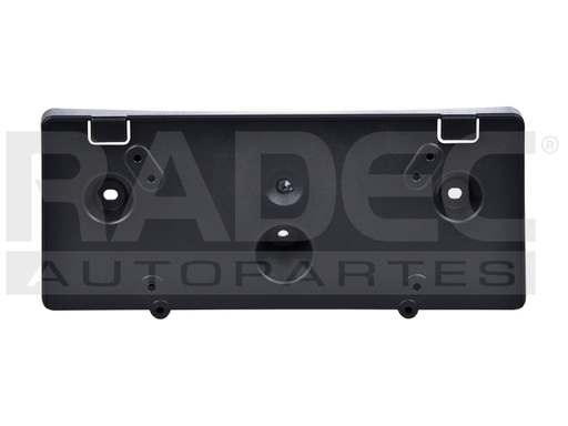 PORTA PLACA DELANTERA FD EXPLORER 16-17 NEGRA