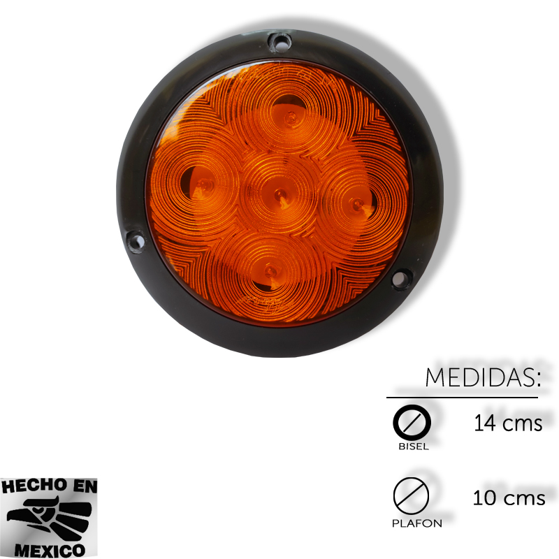 [ALEM364FA] PLAFON REDONDO SOBREPONER 4" 5 LED FIJO 