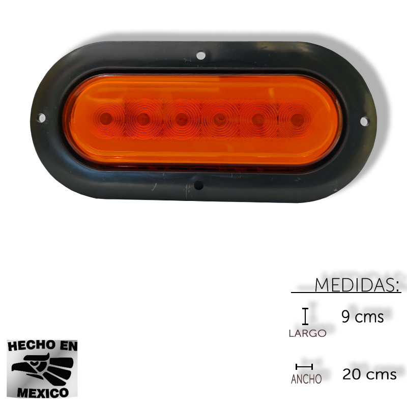 PLAFON OVALADO HALLO 4 30 LED ESTROBO AM