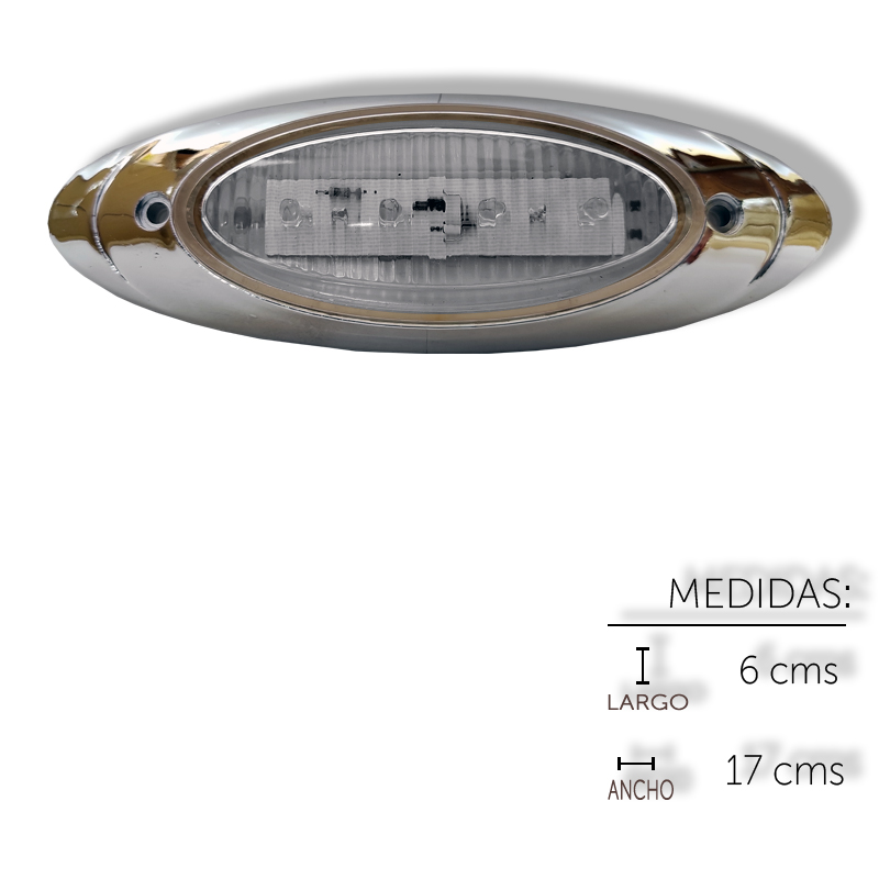 PLAFON OVALADO LATERAL MILENIUM FIJO CRI