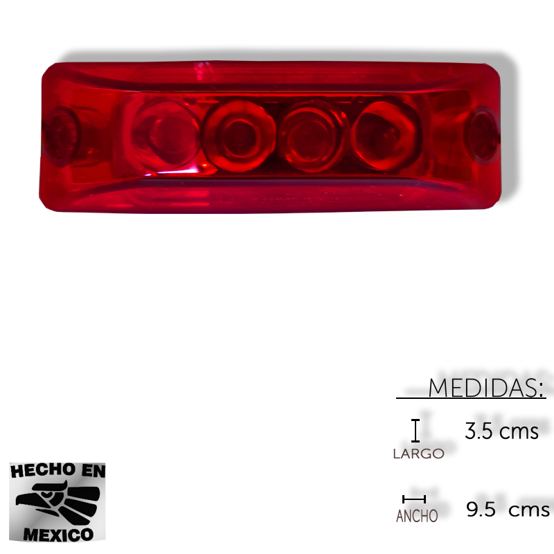 PLAFON LATERAL KENWORTH TORN 4 LEDS FIJO