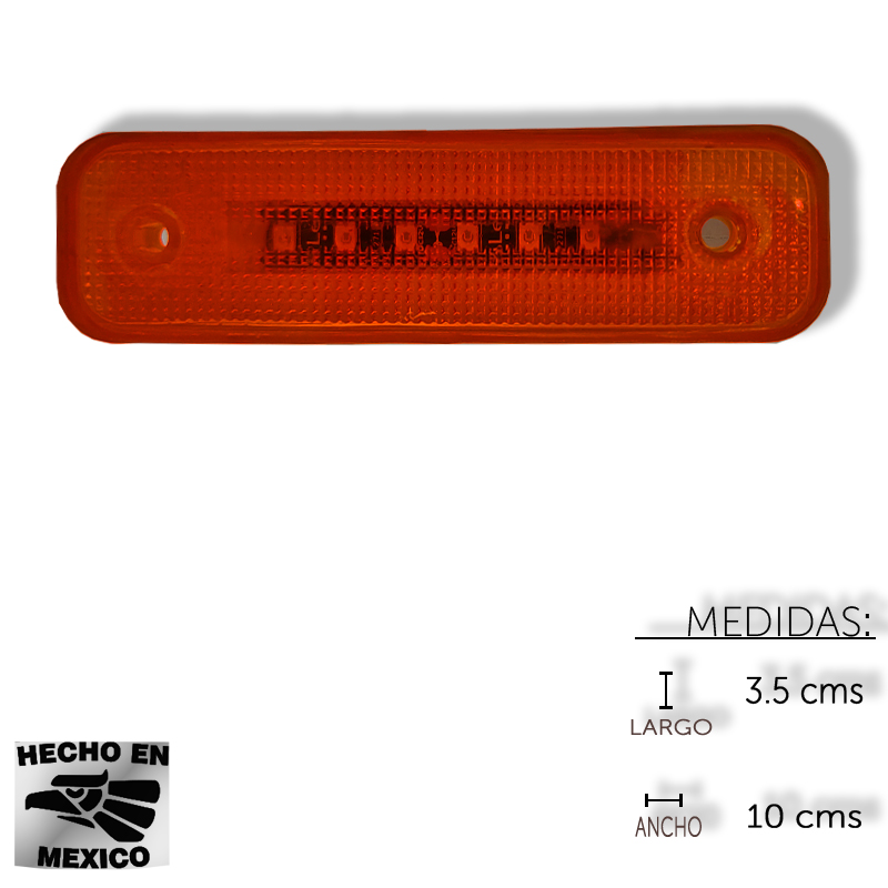 PLAFON KENWORTH PLASMA 6 LEDS AMARILLO