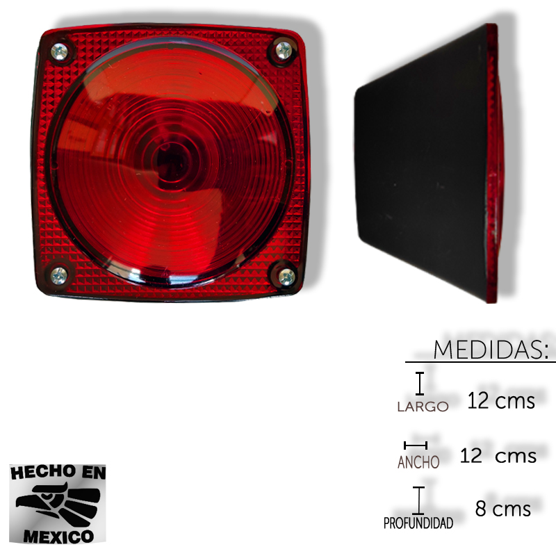 [ALEM771AR] PLAFON CUADRADO CALAVERA UNIVERSAL 4T