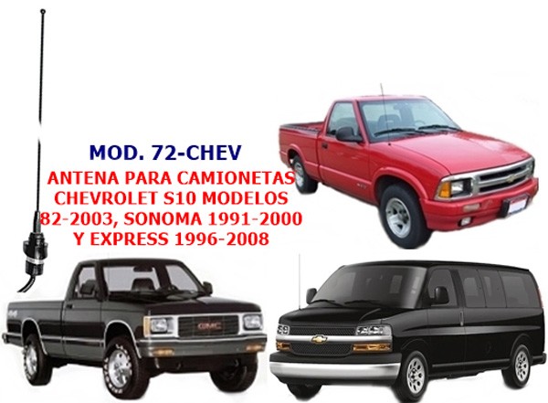 ANTENA AUTO CV S-10, BLAZER 82-93