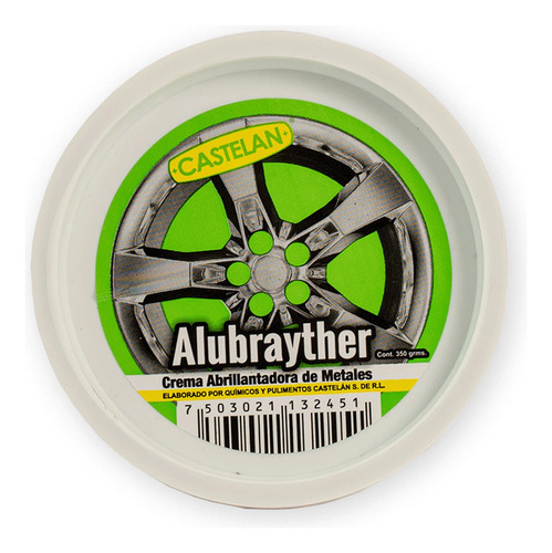 LIMPIADOR PASTA PULIR ALUBRAYGHTER VERDE 350 gr