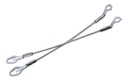 CABLES DE TAPA CV CHEYENNE/SILVERADO/PICK UP  GM SIERRA 07-15  JUEGO 44.5CM HUSHAN Derecho/Izquierdo   