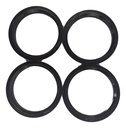 CENTRADOR RIN NEGRO PLASTICO (67.1 x 57.1) 4 PZS
