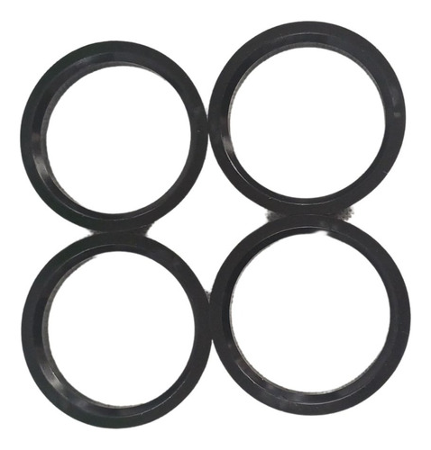 CENTRADOR RIN NEGRO PLASTICO (67.1 x 56.6) 4 PZS