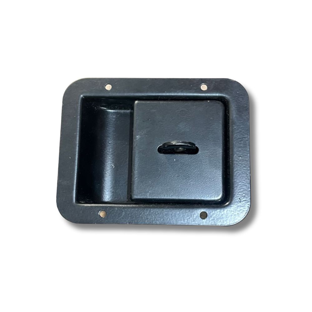 CHAPA HUNDIDA GRANDE PORTA CANDADO NEGRA