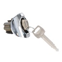 CILINDRO DE ENCENDIDO FD PICK UP/F-150/F-250 92-96/EXPLORER 91-94/RANGER 89-95/AEROSTAR 93-95  METAL CROMADO 12VCC CUB    