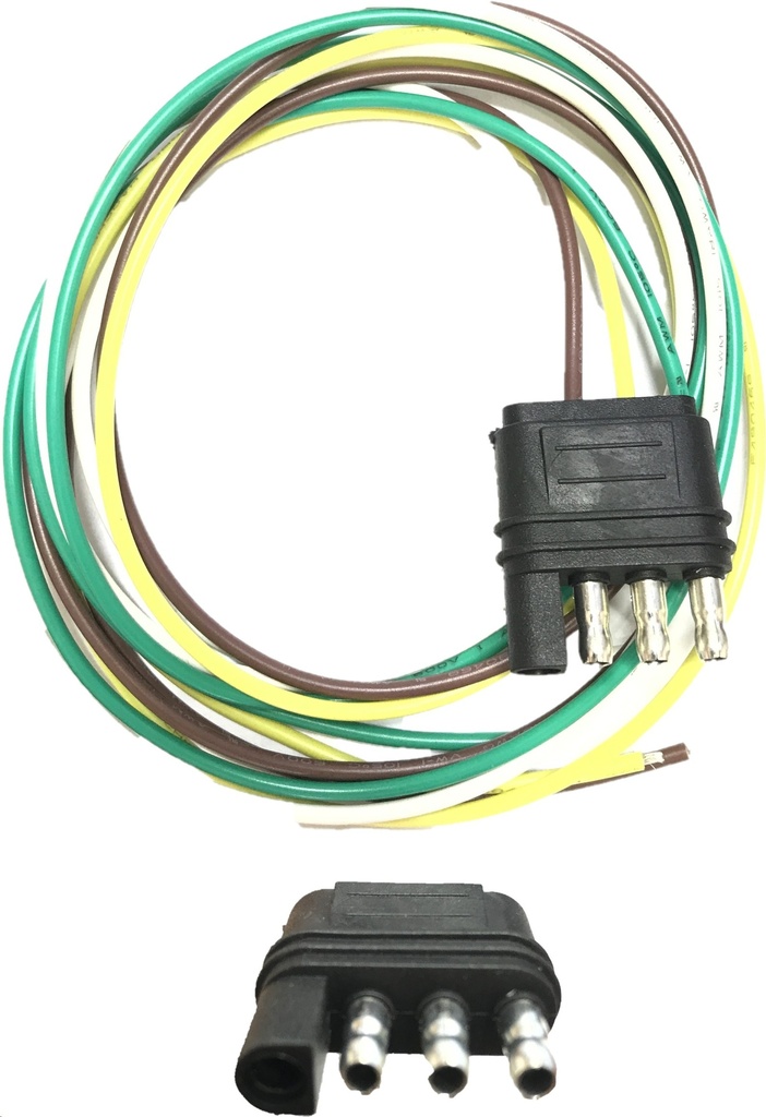 CONECTOR REMOLQUE 4 VIAS SOLO UNA PUNTA