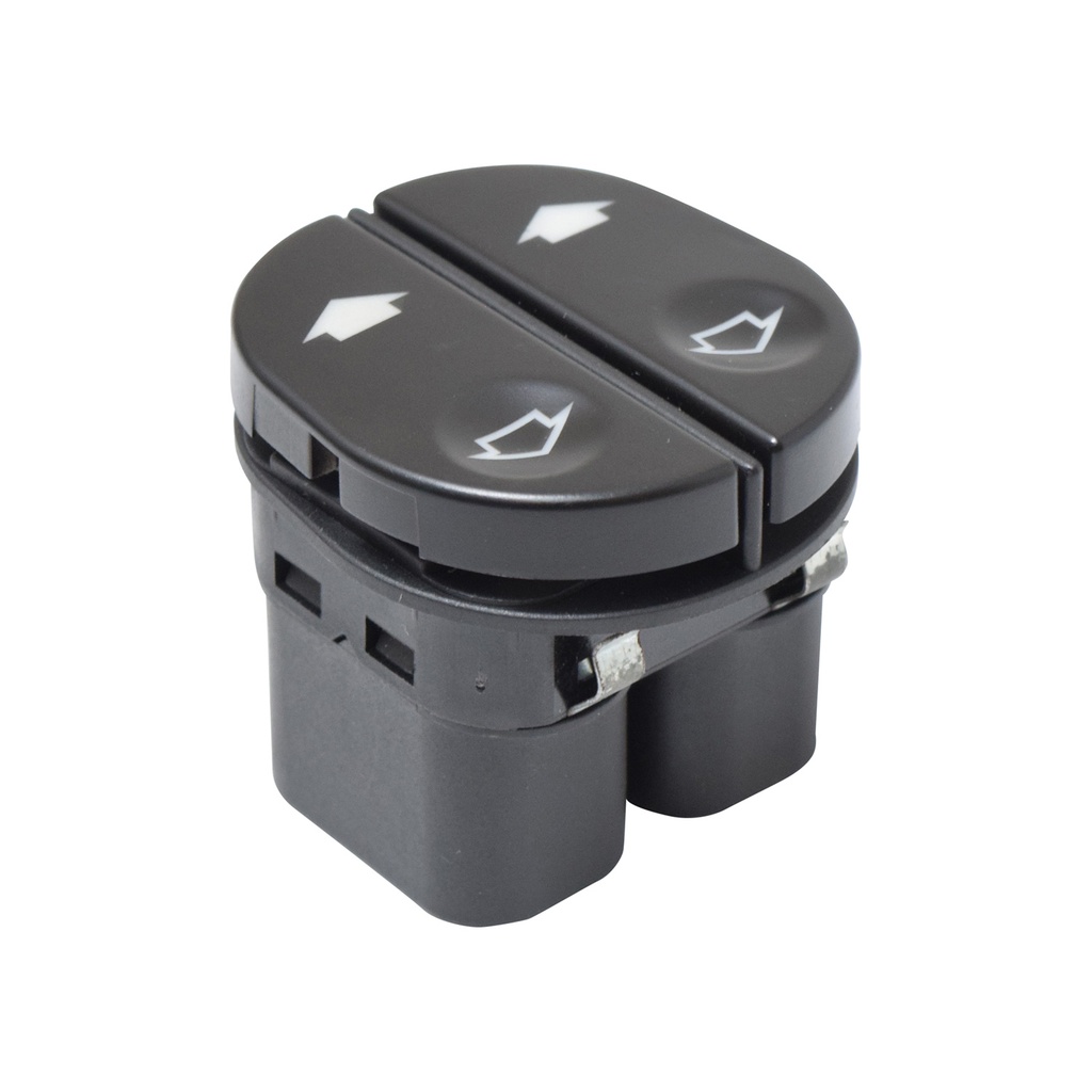 CONTROL ELECTRICO FD KA 01-08/IKON 01-07/COURIER 01-12/TRANSITT 07-13  DE ELEVADOR 2 TECLAS NEGRO 12VCC MANIJAUTO    