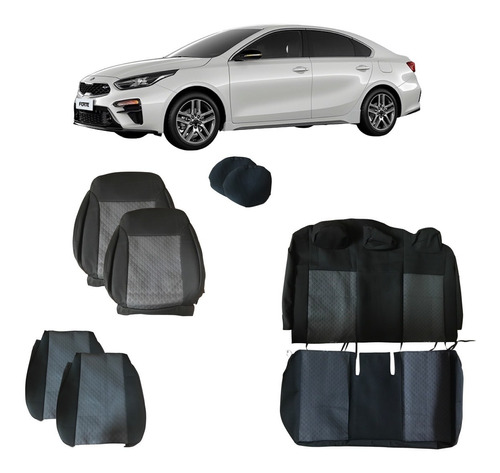 CUBRE ASIENTOS KIA FORTE 19-21