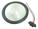 PLAFON UNIVERSAL  EMBUTIDO HULE SELLADO 4" CRISTAL