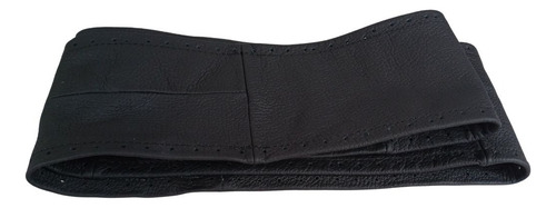 FUNDA DE VOLANTE BRONX PIEL TEJIDA NEGRA