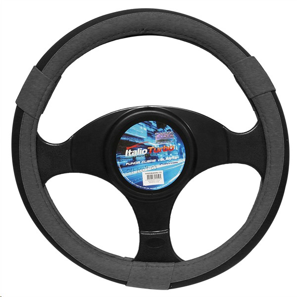 CUBRE VOLANTE VINIPIEL GRIS L