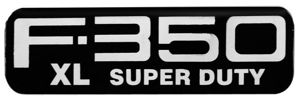 EMBLEMA LETRERO F-350XL SUPER DUTY AC I