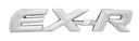 EMBLEMA LETRERO EXR CROMO