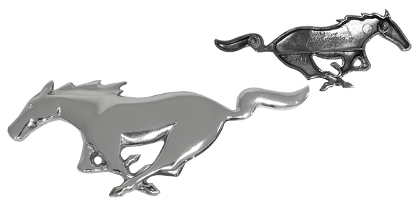 EMBLEMA LOGO DEL MUSTANG 95-00 METAL