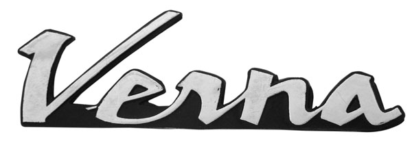 EMBLEMA LETRERO VERNA CROMO