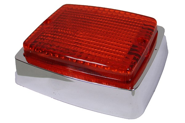 PLAFON PAMBAZO CROMO AMBAR