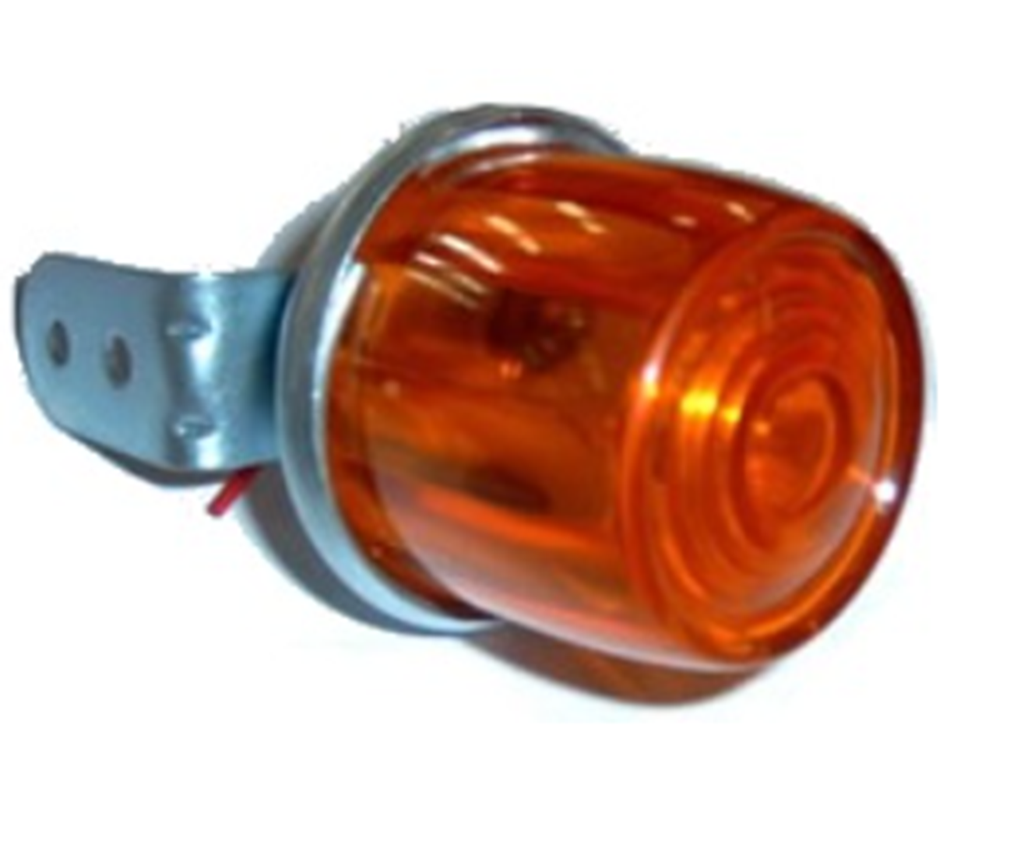 PLAFON CHARRO PATA L 2.5" AMBAR   ***