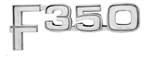 EMBLEMA LETRERO FD F-350 CROMO