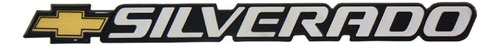 EMBLEMA LETRERO SILVERADO CROMO