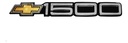 EMBLEMA LETRERO CV 1500 CROMO