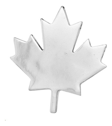 EMBLEMA LOGO DECORATIVO HOJA DE MAPLE PR