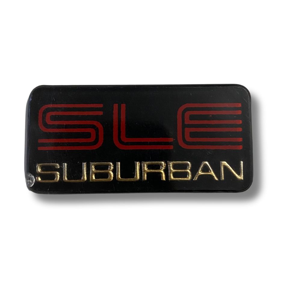 EMBLEMA LETRERO SLE CV SUBURBAN OVAL ENC JG