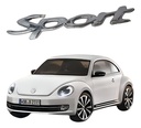 EMBLEMA LETRERO VOLKSWAGEN BEETLE SPORT CROMO