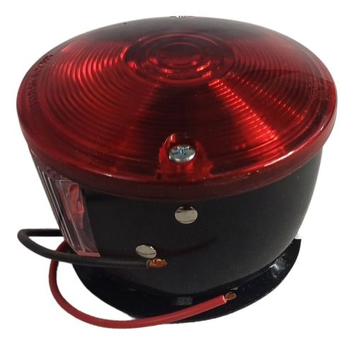 PLAFON STOP PLACA C/LUZ PLACA METAL 4"