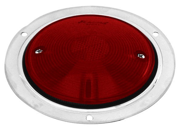 PLAFON EMBUTIDO 4 CROMO ROJO   *** PRECI