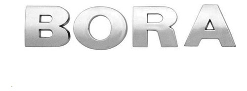 EMBLEMA LETRERO VW BORA CROMO