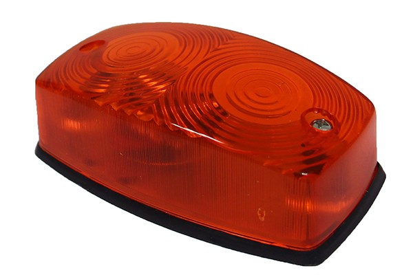 PLAFON DOBLE OPTICA 2FOCOS 4.8X2.6 AMBAR