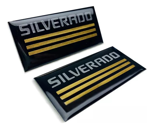 EMBLEMA CHEVROLET SILVERADO 99-06 LETRAS ACRILICO