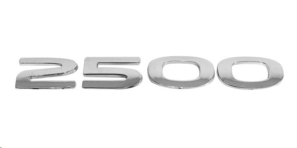 LETRAS 2500 RAM PU 02 CROMO