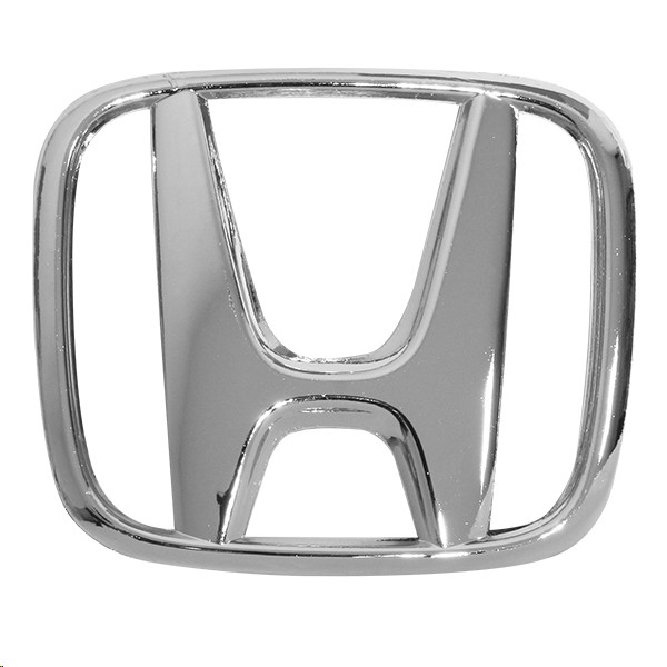 ESCUDO HONDA 15.2X12.3 cm. CROMO PRECIO 