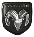 EMBLEMA LOGO PARRILLA DG STRATUS 96-99 ENCAPSULADO CROMO 4X3.5CM