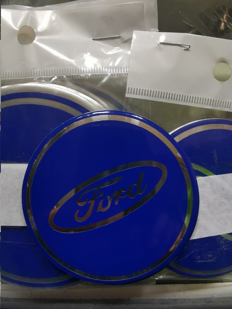 EMBLEMA CENTRO RIN LOGO FORD GDE JGO ***