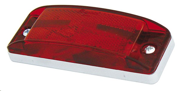 PLAFON TIPO RECORD 2X6" ROJO