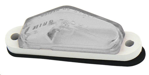 PLAFON ESTRIBO 3.5X.6" CRISTAL   ***