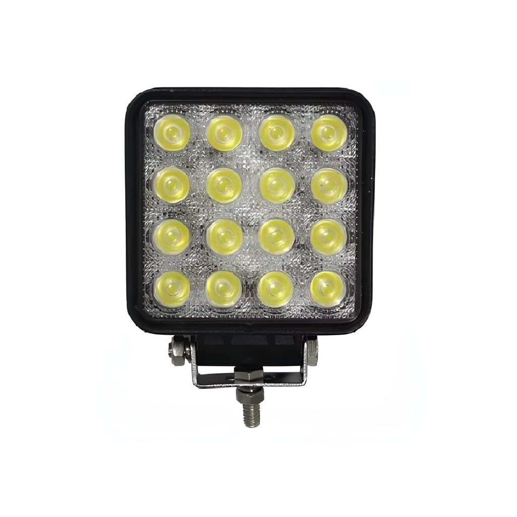 FARO CUADR 16 LEDS ALTA INTENSIDAD 4"