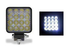 FARO RECTANGULAR CH 16 LEDS 8 CMS BLANCO