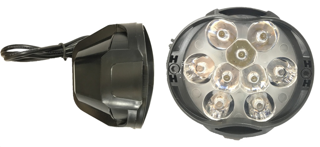 FARO REDONDO ALTA INTENSIDAD 9 LEDS BLAN